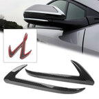 Carbon Fiber Style Side Rearview Mirror Trim Cover for Toyota CHR (2016–2018)