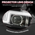 LED Projector Headlights for Chevy Silverado 2500HD 3500HD (2015-2019)