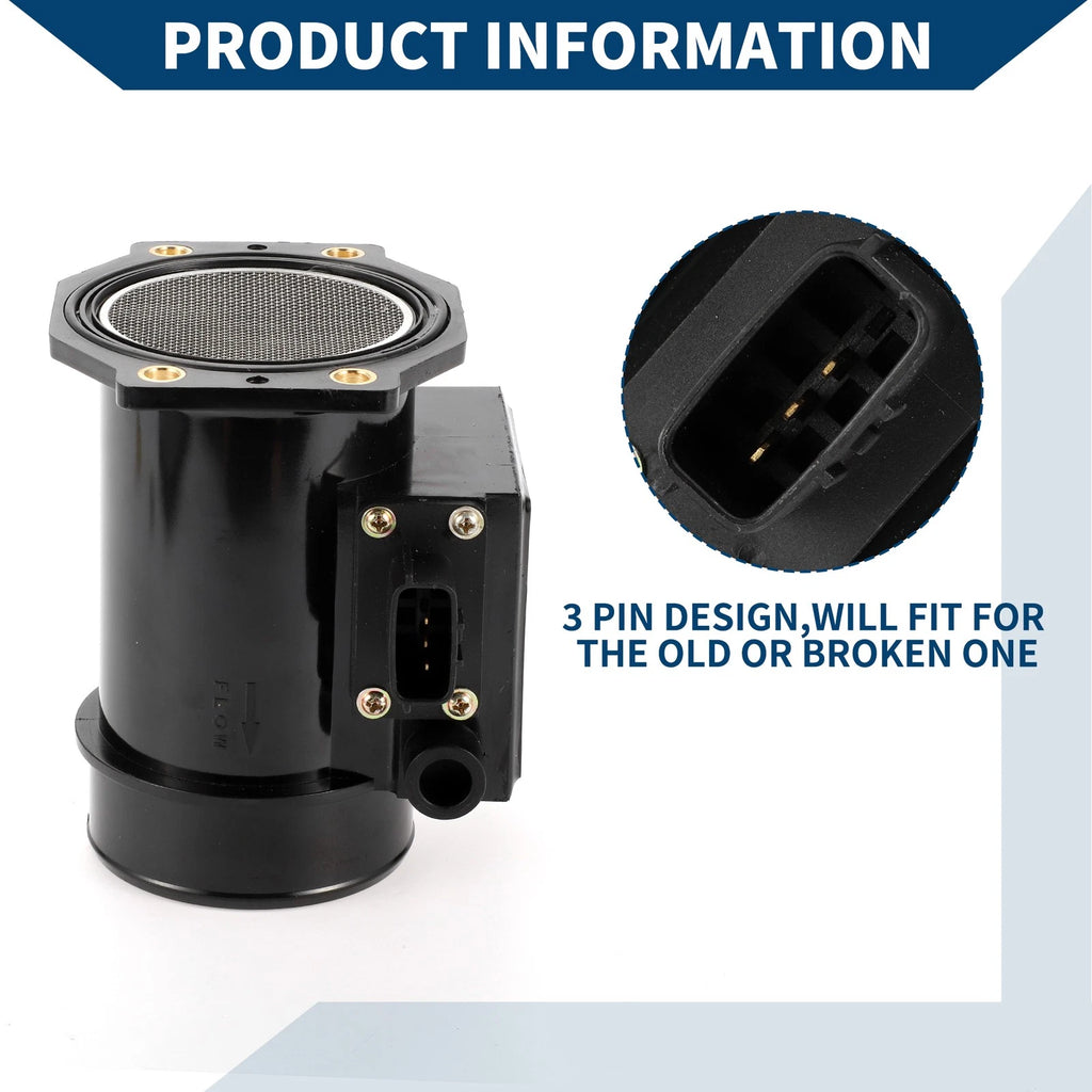 Mass Air Flow Sensor Assembly for Nissan Sentra L4 1.6L (1995–1999) No.226800M605