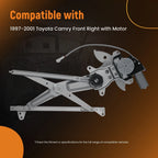Window Regulator w/ Motor Assembly for Toyota Camry (1997–2001) 741-720