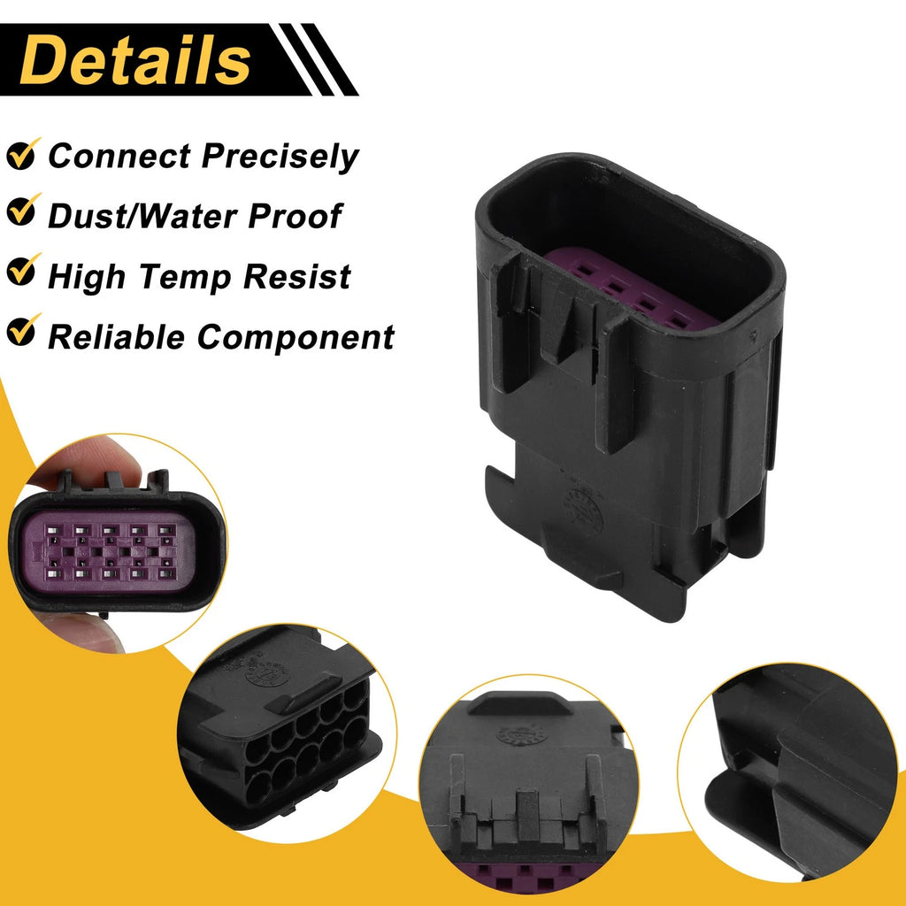 Set of 10 Pins Connector Plug for Buick (No. 15326847)