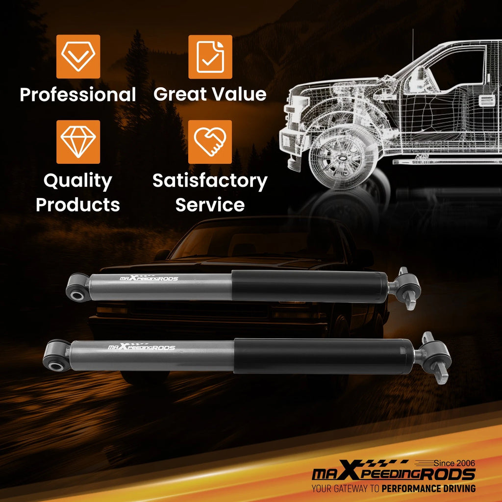 Rear Drop Kit for Chevrolet S10 GMC Sonoma (1982-2004) Lowering Shocks 0-3"