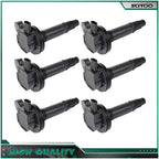 6 Ignition Coils for Ford F-150 Explorer Edge Flex 3.5L Mustang Lincoln MKT 3.7L
