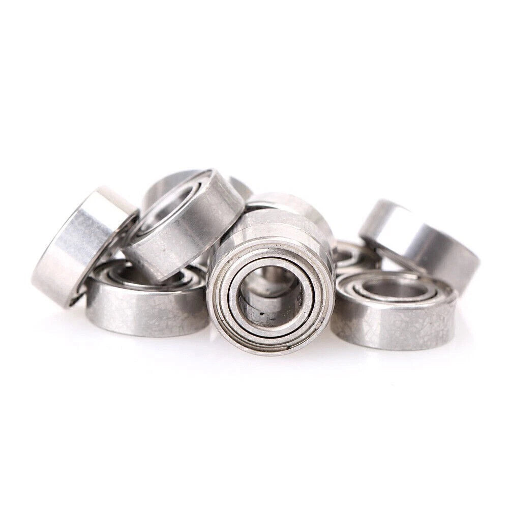 Set of 10 Mini Bearings MR84-ZZ for Low Speed Transmission