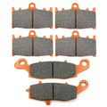 Set of 2 Front Rear Brake Pads for Kawasaki VN 1700 Vulcan (2009–2014) FA158 FA231 Carbon Fiber