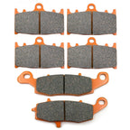 Set of 2 Front Rear Brake Pads for Kawasaki VN 1700 Vulcan (2009–2014) FA158 FA231 Carbon Fiber