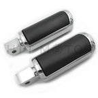 Chrome Gear Skull Footpegs for Yamaha Raider VMAX (2008–2017)