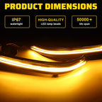 Dynamic LED Side Mirror Turn Signal Light for BMW 3 5 6 7 8 Series (2011–2023)