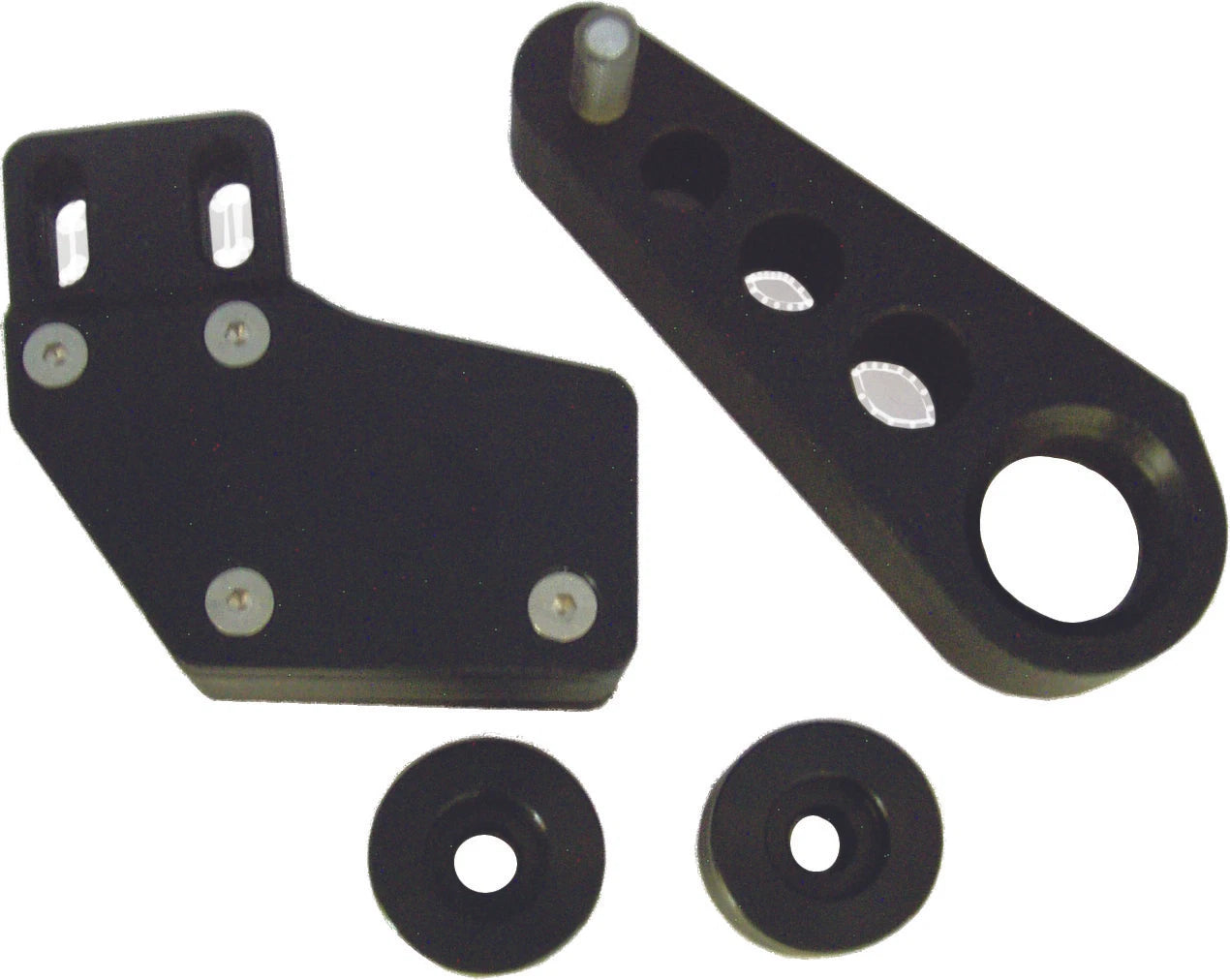 2X Chain Slide Set Black for Yamaha YFS200 Blaster (1988–1997)