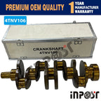 Crankshaft for Yanmar 4TNV106T-XTBL, 4TNV106-GGE, TL150, C50R3, MTL25, CTL80