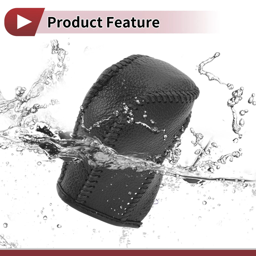 Gear Shift Knob Cover for Honda Inspire (2023) - Black Faux Leather