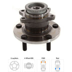 Set of 2 Wheel Hubs for Mitsubishi Galant (2004–2012) Rear with Bearing