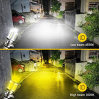 H4 9003 LED Headlight Bulb for Motorcycle (All-in-One)
