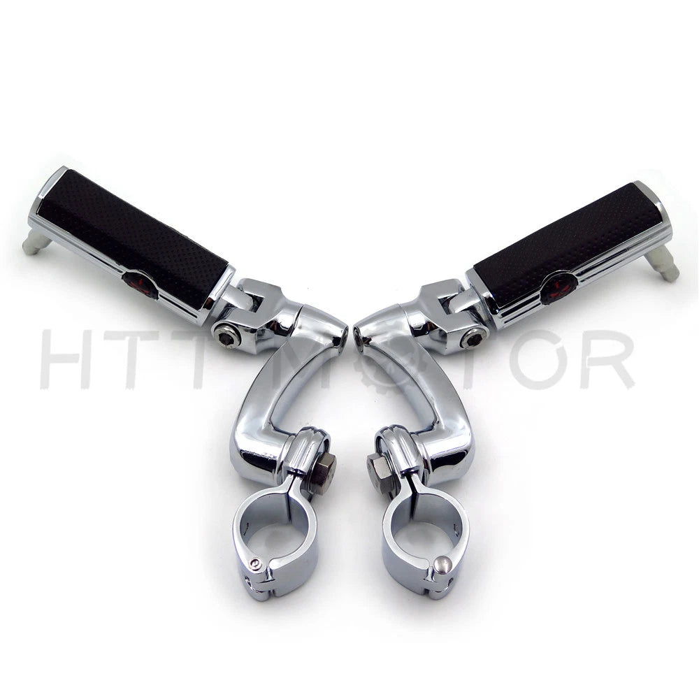 Gear Skull 1.5" Arched Footpeg Mounting Kit for Motorcycle