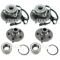 Front & Rear Wheel Bearing & Hub Assembly Kit for Ford Explorer (2002–2005)