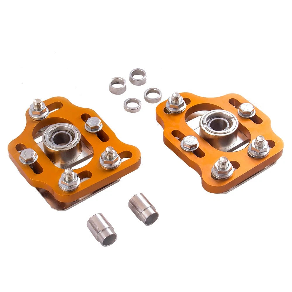 Camber Plates for Mustang (1979-1989) +/- 2.5 Adjustable Top Hat Mounts
