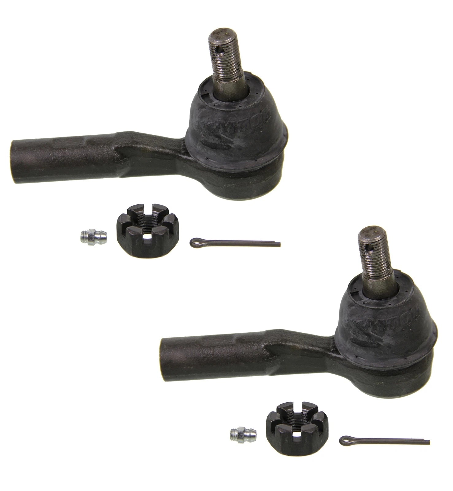 Set of 2 Outer Steering Tie Rod Ends Moog for Chevrolet GMC Canyon (2006–2007)