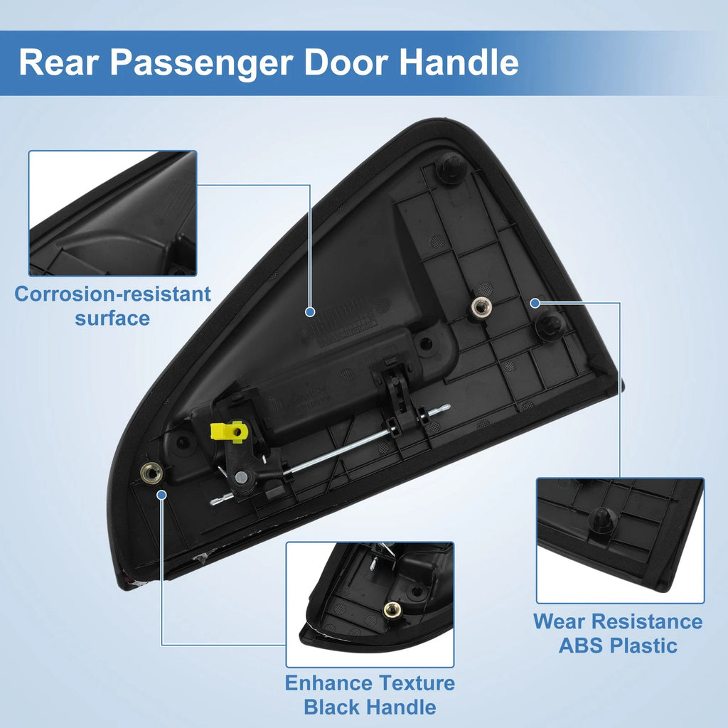 2Pcs Rear Door Handle Set for Chevrolet Spark (2013–2015) 95987920/95987921