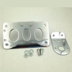Chrome Vertical Side Mount License Plate Bracket for H-D Bobber Chopper