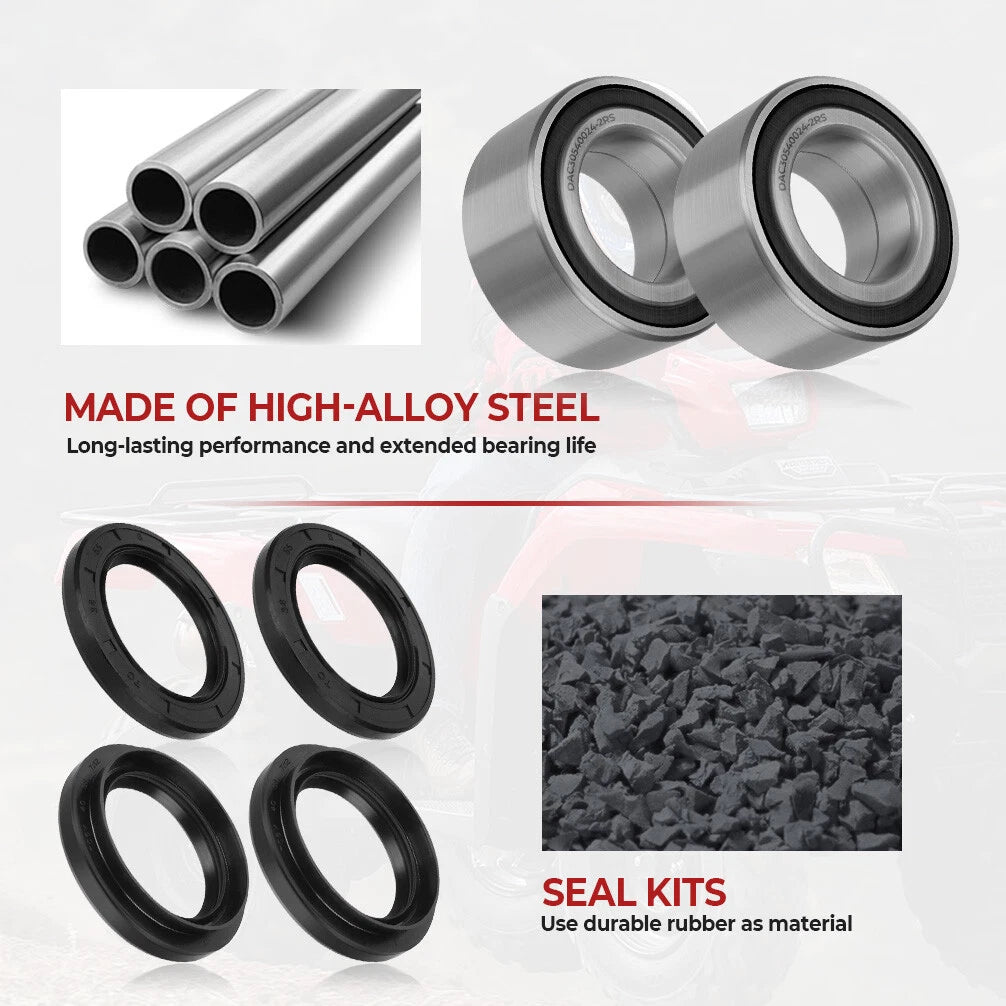 Front Wheel Bearings & Seals Kit for Honda Rincon 680 TRX680FA/FGA (2006–2023)