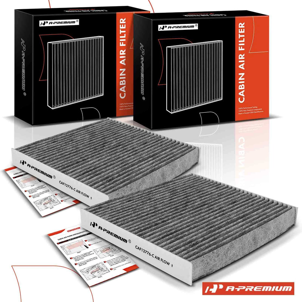 2X Front Activated Carbon Cabin Air Filter for Ford Ranger (2019–2023)