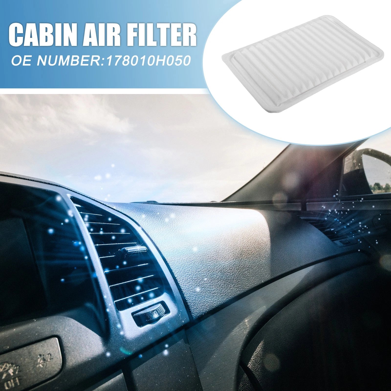Cabin Air Filter & Engine Air Filter for Toyota Camry (2007–2009) No.178010H050