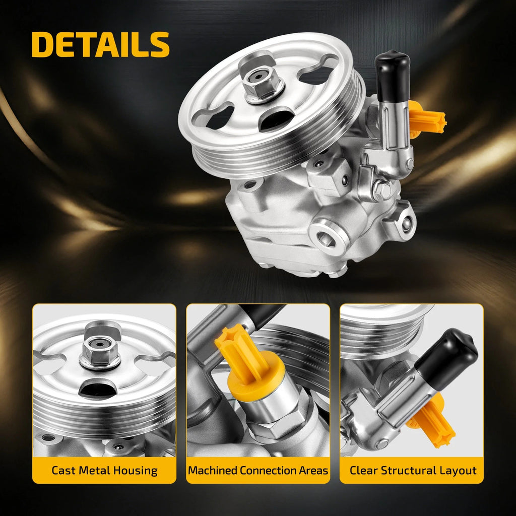 Power Steering Pump w/ Pulley for Subaru Impreza 2.5L 2.0L (2004–2007) 34430FE040