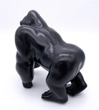 Hood Ornament Replacement Matte Black Cast Gorilla for Universal Cars (All)