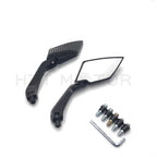 Diamond Blade Rearview Mirrors 8mm 10mm for Honda Harley Kawasaki (All Years)