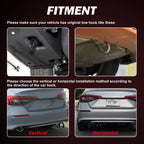 Tow Hook Towing Strap Decoration Kit for JDM Racing Front Rear Universal (-)