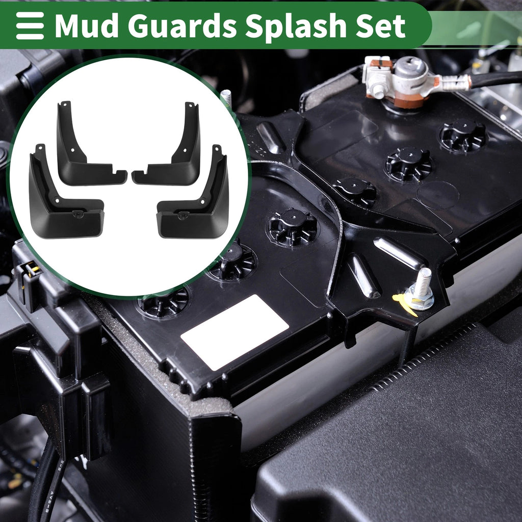 Mud Flaps Splash Guards for Chevrolet Monza (2019–2024) W/ Mount Accessories