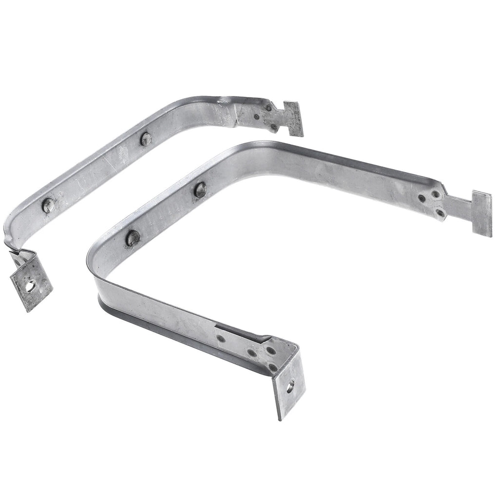 Set of 2 Fuel Tank Straps with Skid Plate for Ford F-150 F-250 (2004–2008)