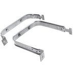 Set of 2 Fuel Tank Straps with Skid Plate for Ford F-150 F-250 (2004–2008)