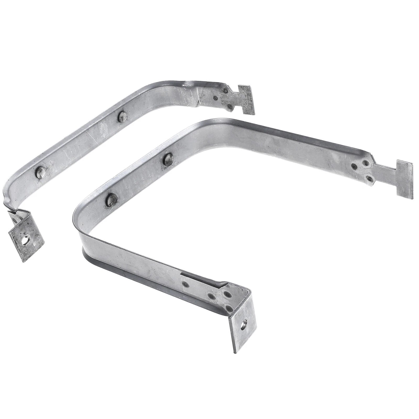 Set of 2 Fuel Tank Straps with Skid Plate for Ford F-150 F-250 (2004–2008)