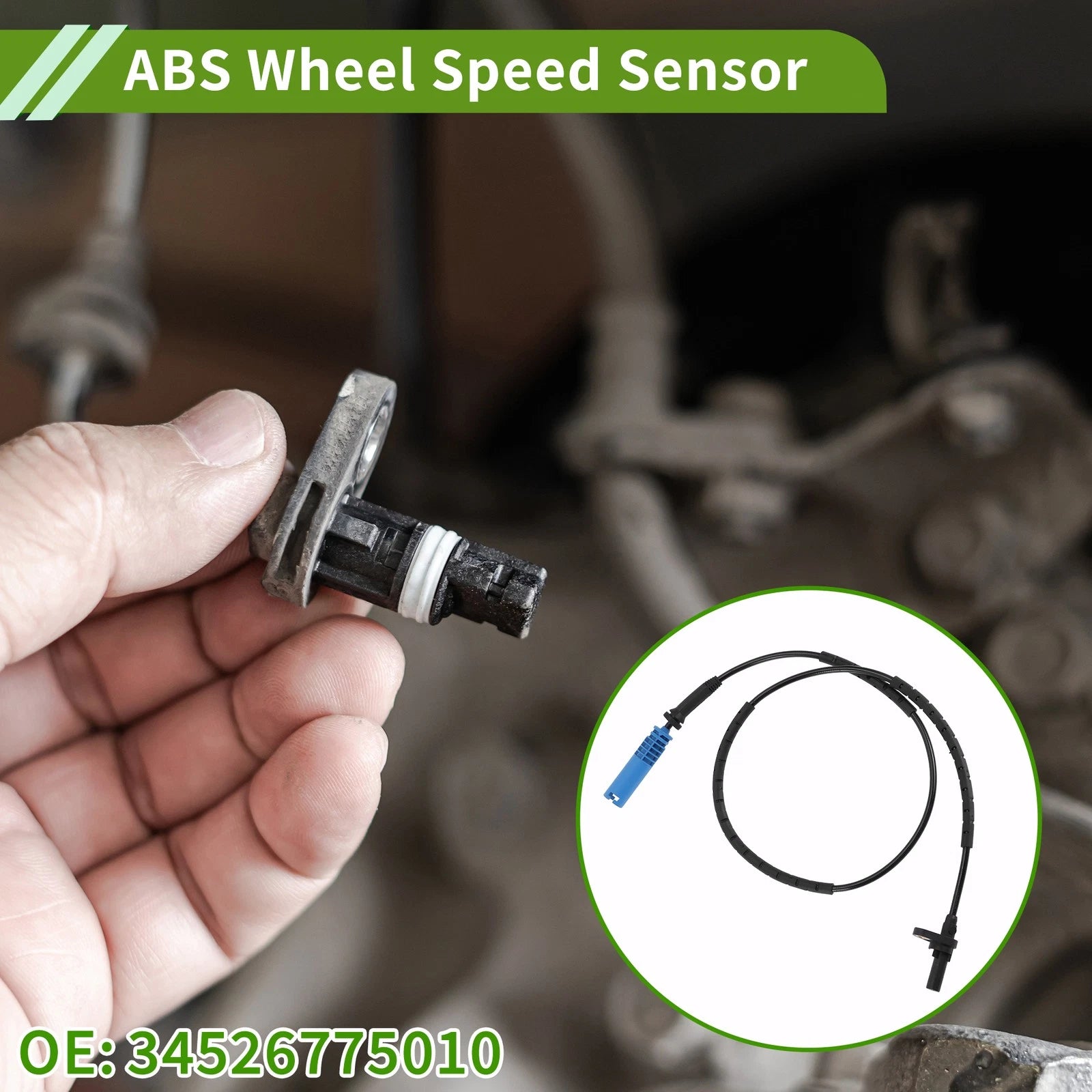 ABS Wheel Speed Sensor No. 34526775010 for BMW 323i (2006–2007)