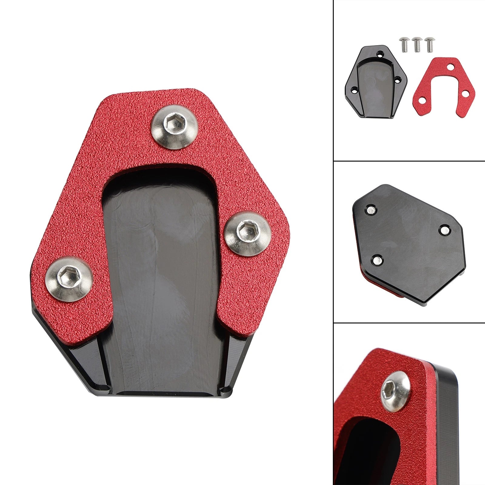 Kickstand Enlarger Plate Pad for Honda Grom 125 MSX125 (2013–2024), Monkey 125 (2018–2024)