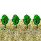 10Pcs 3.14" Model Trees for Garden Train Railway Diorama