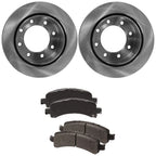 Disc Brake Rotor & Pad Kit for Chevrolet Express 3500, 2500 (2003–2017)