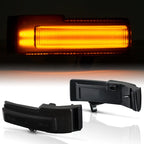 Smoke LED Side Mirror Blinker Light Turn Signal Lamps for Ford F-150 (2015–2018)