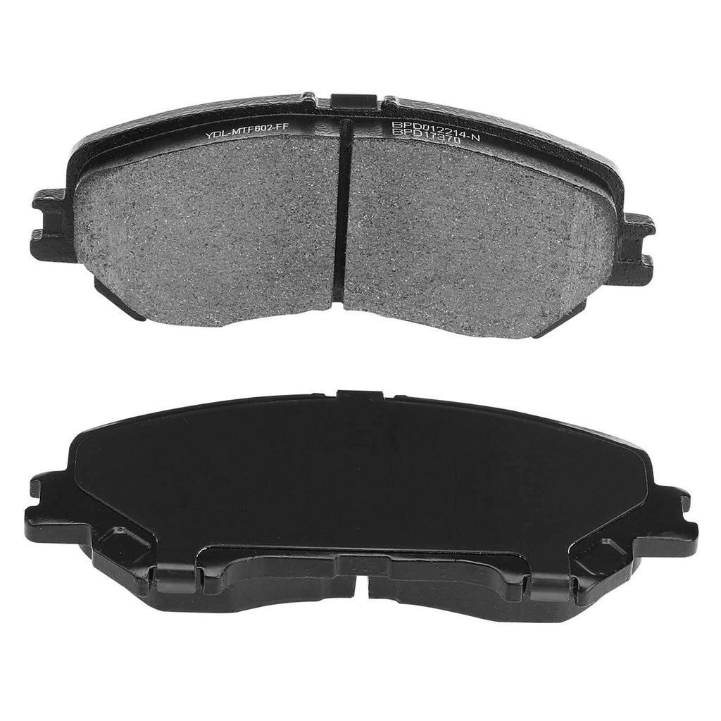 Front Disc Brake Rotors & Ceramic Pads for Nissan Rogue (2004-2017)
