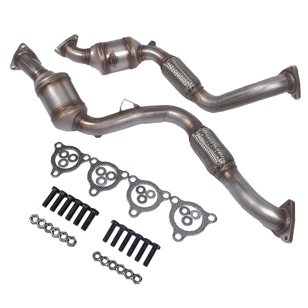 Pair of Front Catalytic Converters for Audi Q7 (2007-2009)