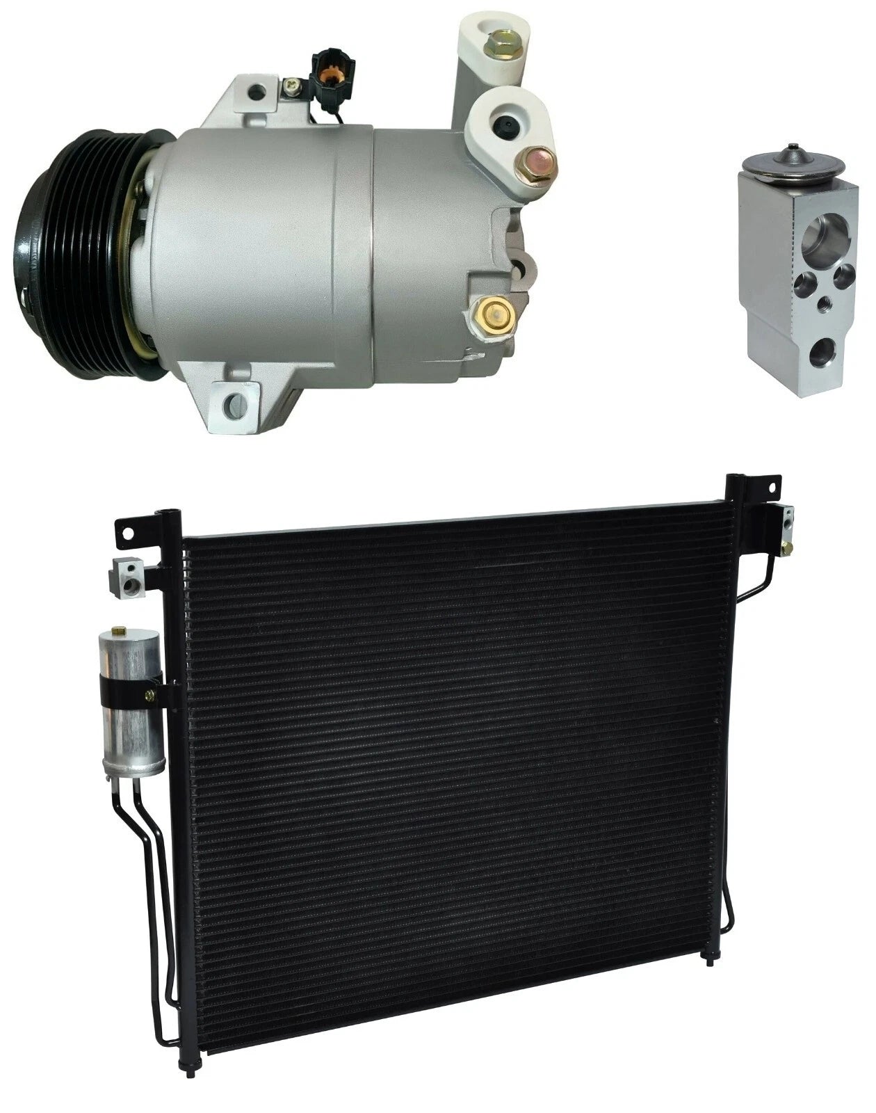 A/C Compressor Kit With Condenser for Nissan Pathfinder 4.0L (2009–2012)