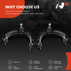 2X Front Upper Control Arms with Ball Joints for Jeep Grand Cherokee (2011-2015)