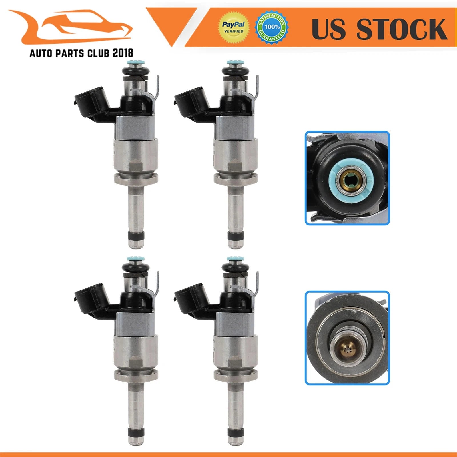 Set of 4 Fuel Injectors for Buick Envision 2021–2023, Chevrolet Blazer 2020–2022
