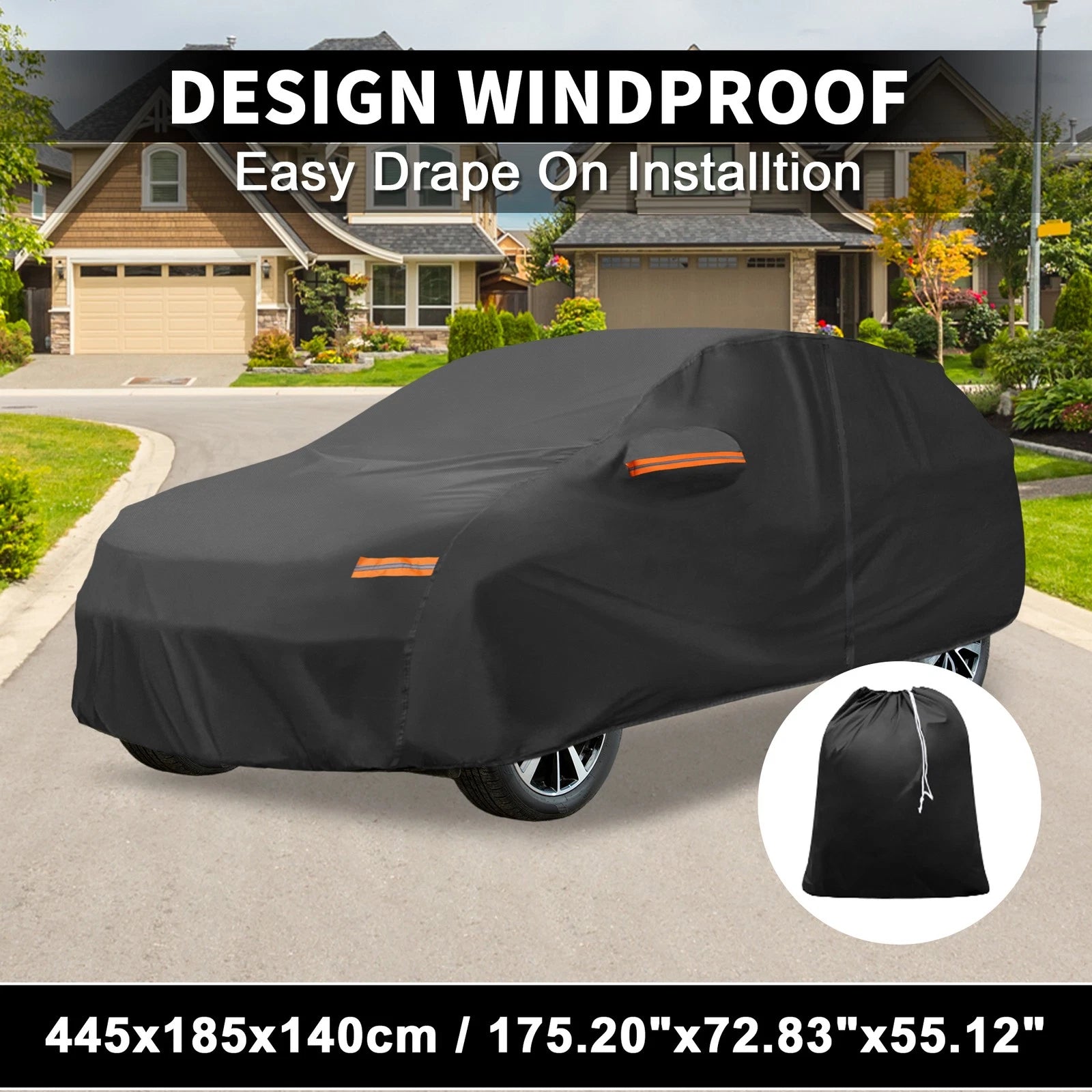 Waterproof Car Cover for Mazda CX-30 (2020–2023) with Driver Door Zipper
