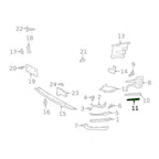 Right Front Fog Light Trim for Land Rover Range Rover Evoque (2020-2022)