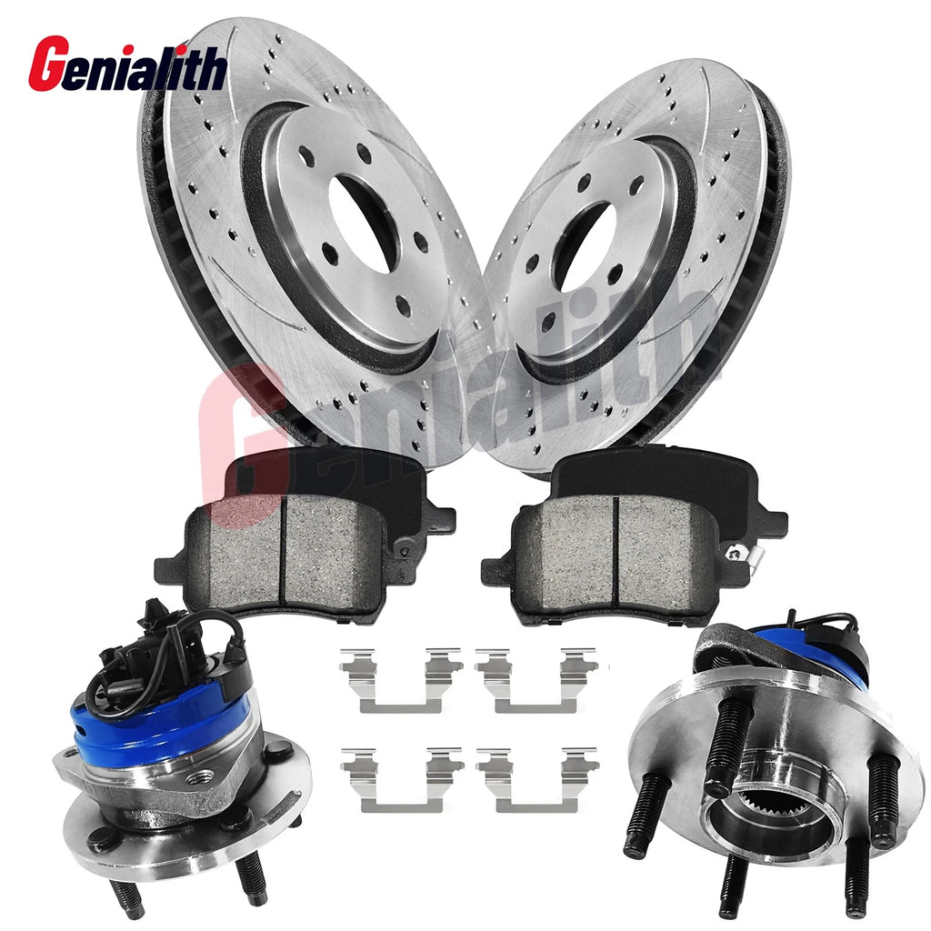 Front Brake Rotor & Pad Set for Chevy HHR, Malibu, Pontiac G6 (2006–2011)