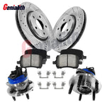 Front Brake Rotor & Pad Set for Chevy HHR, Malibu, Pontiac G6 (2006–2011)