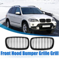 Set of 2 Front Hood Bumper Grille for BMW X5 X6 E70 (2007–2013)