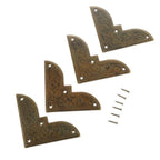 12pcs Decorative Corner Protectors for Scrapbook Jewelry Box Album Edge